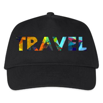 Travel - Kids’ Baseball Cap - black - Front