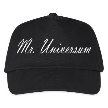 Mr Universum - Kinder Basecap - Schwarz - Vorne
