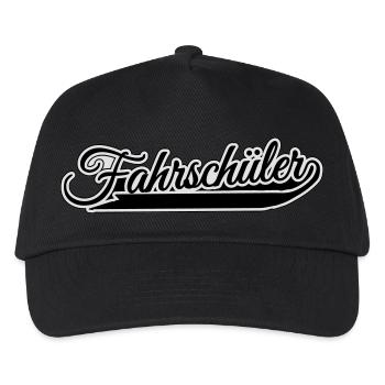 Fahrschüler - Kinder Basecap - Schwarz - Vorne