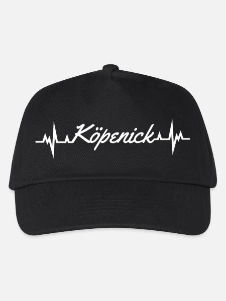Köpenick Herzschlag Heimatliebe Design - Kinder Basecap - Schwarz