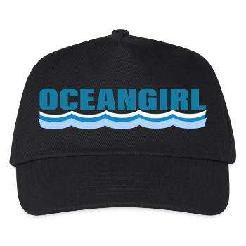 OCEANGIRL - Kinder Basecap - Schwarz - Vorne
