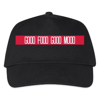 Bar rouge - Casquette de baseball Enfant - noir - Devant