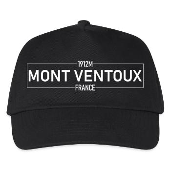 Mont Ventoux Premium - Kinder Basecap - Schwarz - Vorne