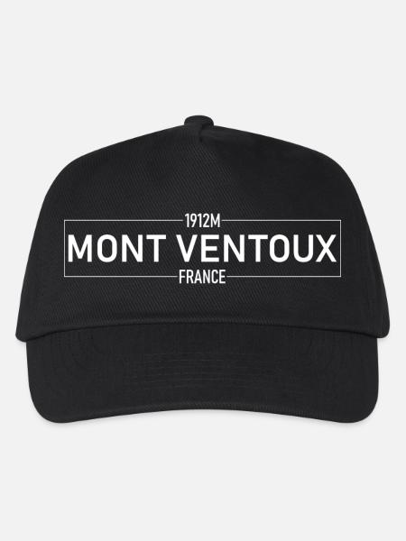 Mont Ventoux Premium - Kinder Basecap - Schwarz