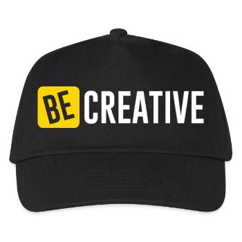 Be Creative Inspiration Design - Kids’ Baseball Cap - black - Front