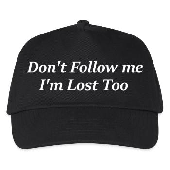 Ne me suivez pas, je suis perdu aussi - Casquette de baseball Enfant - noir - Devant