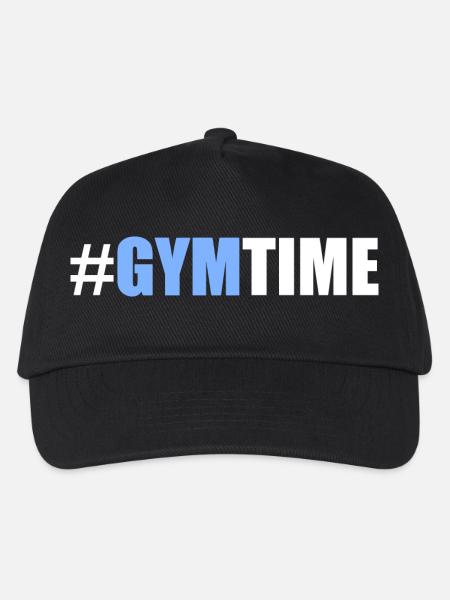 Gym time - Kinder Basecap - Schwarz