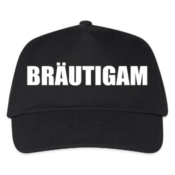 bräutigam - Kinder Basecap - Schwarz - Vorne