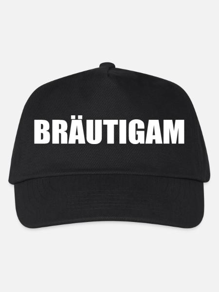 bräutigam - Kinder Basecap - Schwarz