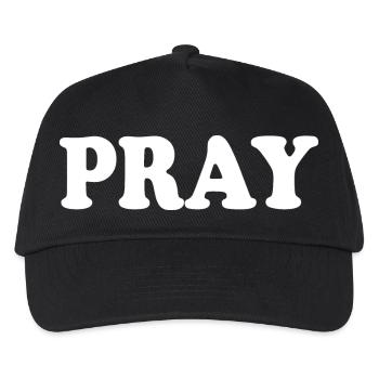 Pray - Kids’ Baseball Cap - black - Front