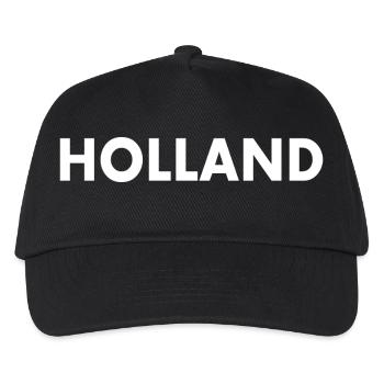 Holland - Kinder Basecap - Schwarz - Vorne