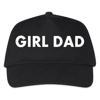 Girl dad - Kinder Basecap - Schwarz - Vorne