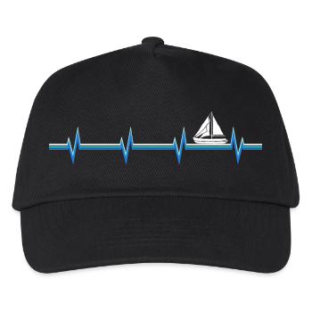 Voilier Catamaran Propriétaire Skipper - Casquette de baseball Enfant - noir - Devant