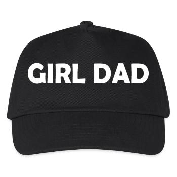 Girl dad - Kinder Basecap - Schwarz - Vorne