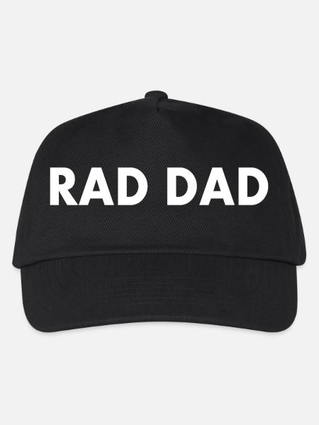 Rad dad - Kinder Basecap - Schwarz