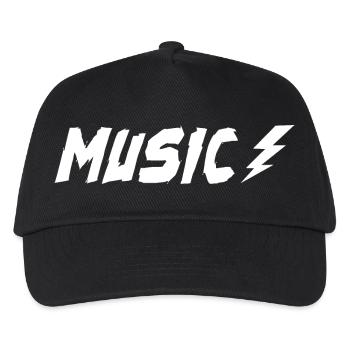 Musique avec boulon - Casquette de baseball Enfant - noir - Devant