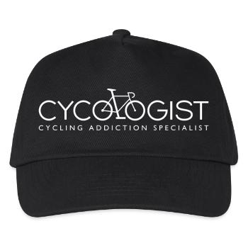 Cycologue. Spécialiste de l’addiction au vélo - Casquette de baseball Enfant - noir - Devant