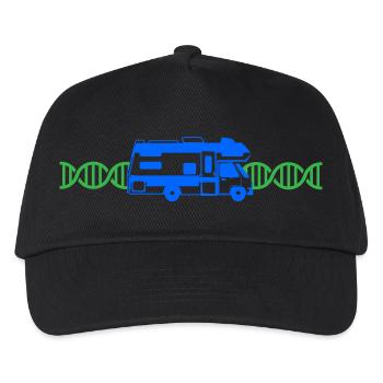 Camping Motorhome DNA | Colors changeable - Kids’ Baseball Cap - black - Front