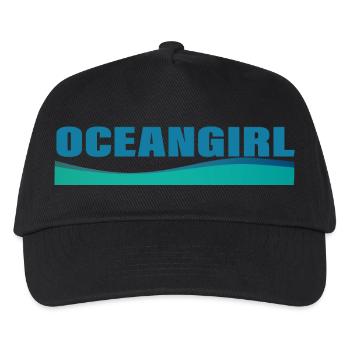 OCEANGIRL - Kinder Basecap - Schwarz - Vorne