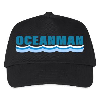 OCEANMAN - Kids’ Baseball Cap - black - Front