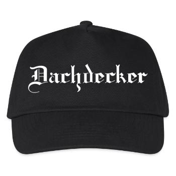 Der Dachdecker - Kinder Basecap - Schwarz - Vorne