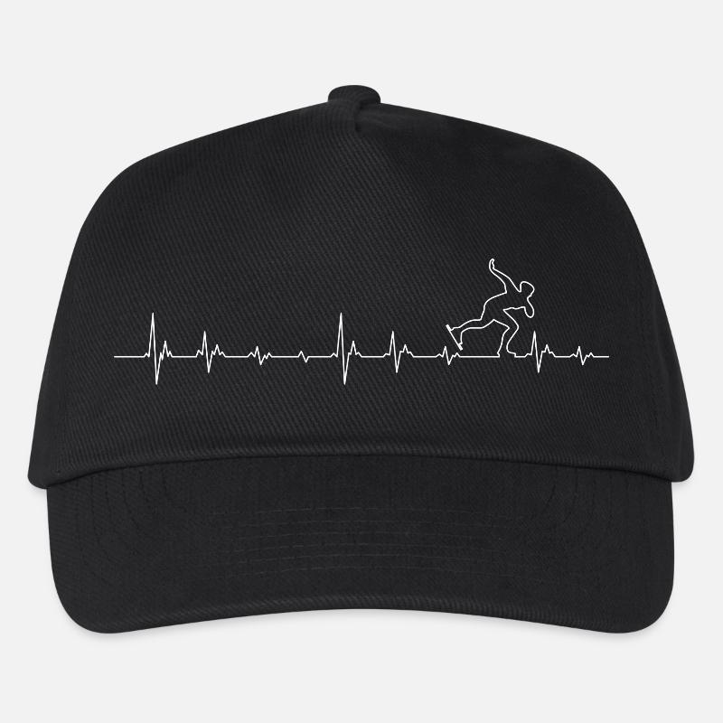 Impulslauf-Silhouette - Kinder Basecap - Schwarz