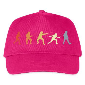 Fencer positions - Kids’ Baseball Cap - fuchsia - Front
