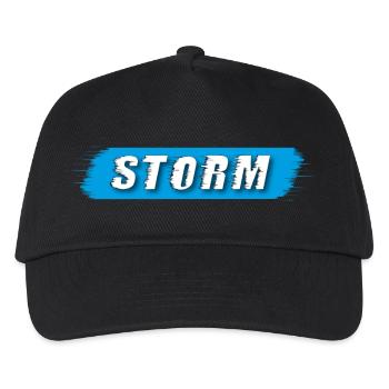 Tempête - Design intemporel - Casquette de baseball Enfant - noir - Devant