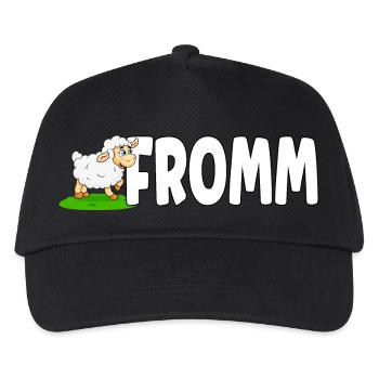 Lammfromm - Vous êtes innocent. TOUJOURS! - Casquette de baseball Enfant - noir - Devant