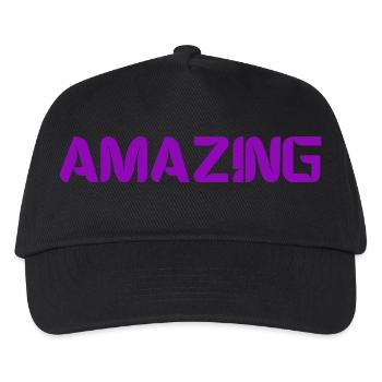 Amazing - Kids’ Baseball Cap - black - Front