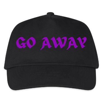 GO AWAY - Kids’ Baseball Cap - black - Front
