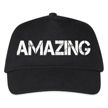 AMAZING - Kids’ Baseball Cap - black - Front