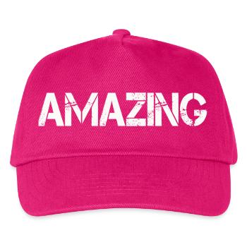 AMAZING - Kids’ Baseball Cap - fuchsia - Front