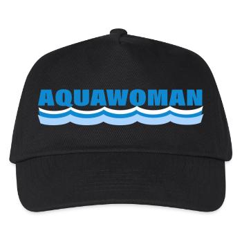 AQUAWOMAN - Kids’ Baseball Cap - black - Front