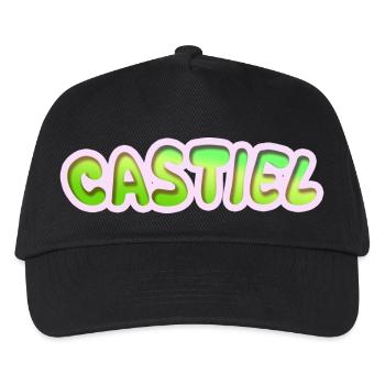 Castiel comme métier - Casquette de baseball Enfant - noir - Devant