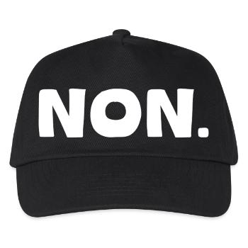C'est NON. - Casquette de baseball Enfant - noir - Devant