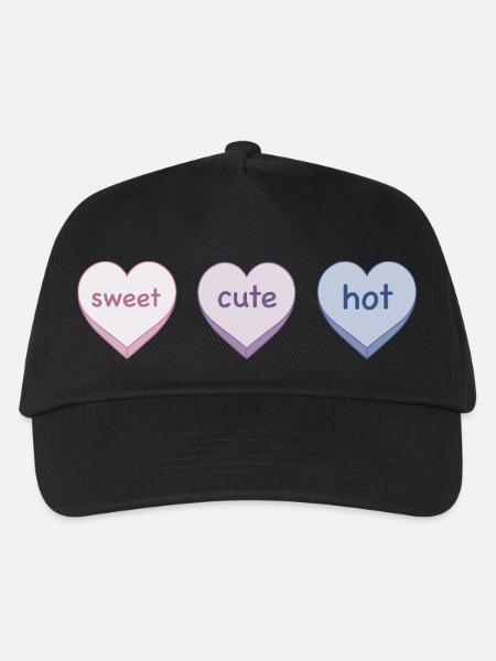 Süß süß heiß - Kinder Basecap - Schwarz