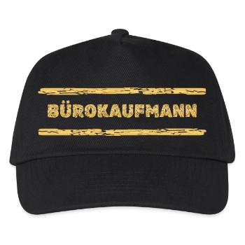 Beruf Buerokaufmann - Kinder Basecap - Schwarz - Vorne