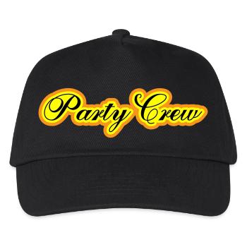 Party Crew - Kinder Basecap - Schwarz - Vorne