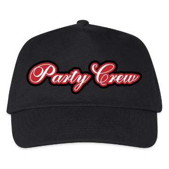 Party Crew - Kinder Basecap - Schwarz - Vorne