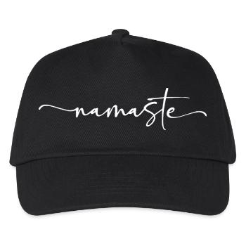 Namaste Yoga - Kinder Basecap - Schwarz - Vorne