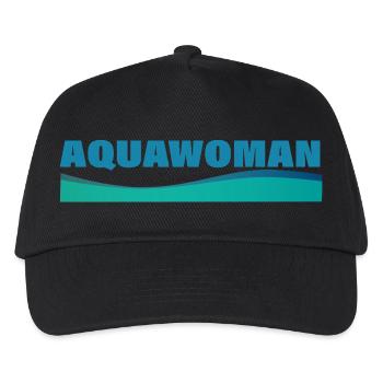 AQUAWOMAN - Kids’ Baseball Cap - black - Front