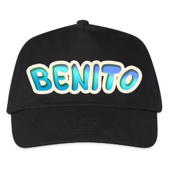 Benito comme métier - Casquette de baseball Enfant - noir - Devant