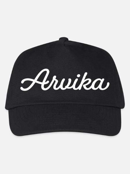 Arvika weiß - Kinder Basecap - Schwarz