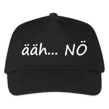 euh... NON - Casquette de baseball Enfant - noir - Devant
