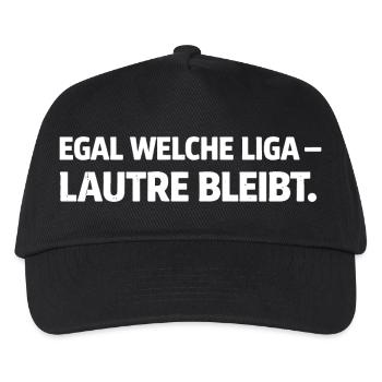 No matter which league - Lautre stays - Kids’ Baseball Cap - black - Front