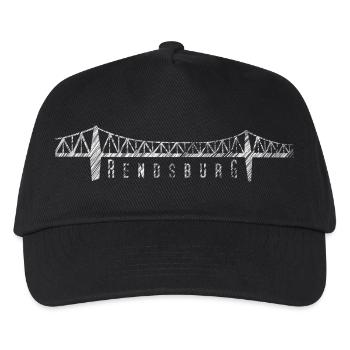 Rendsburg High Bridge – Conception urbaine - Casquette de baseball Enfant - noir - Devant