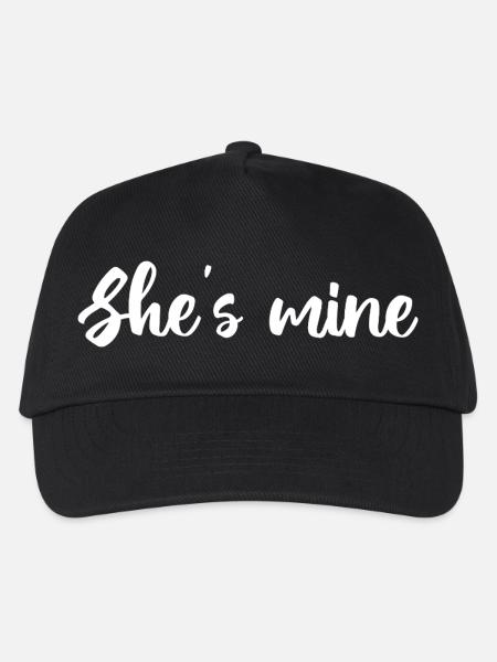 She_s Mine Design - Kids’ Baseball Cap - black