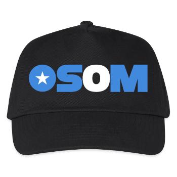 Somalia - Kinder Basecap - Schwarz - Vorne