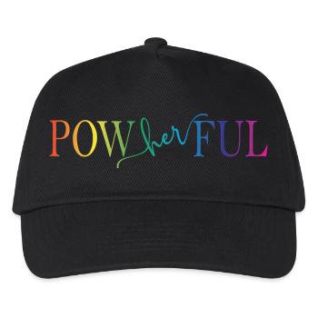 Powherful - Kinder Basecap - Schwarz - Vorne